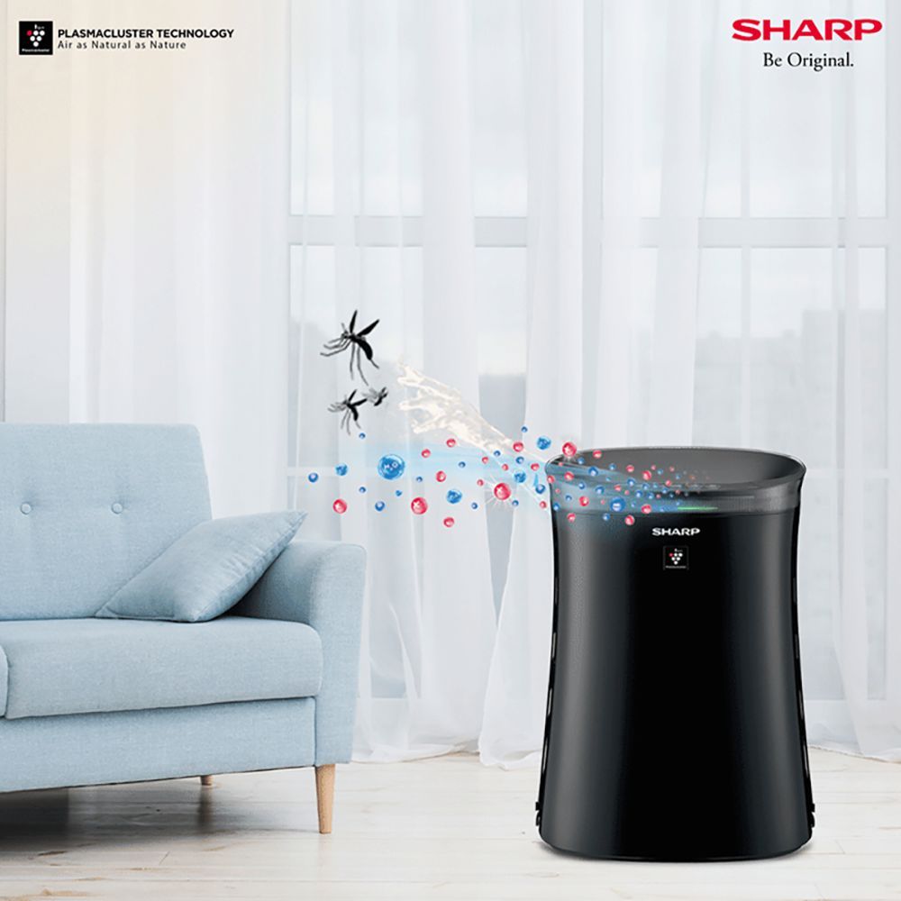 SHARP Dual Purification Technology Air Purifier (Mosquito Catcher, FP-GM50E-B, Black)_8