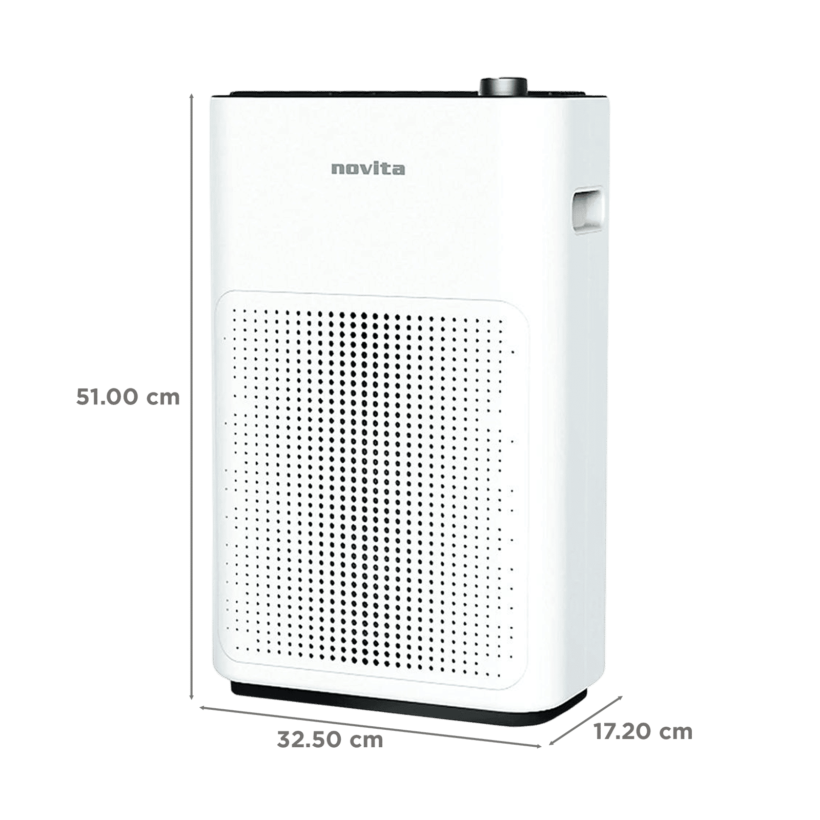 novita 4-Step Purification Technology Air Purifier (Granular Activated Carbon Filter, NAP200, White)_2