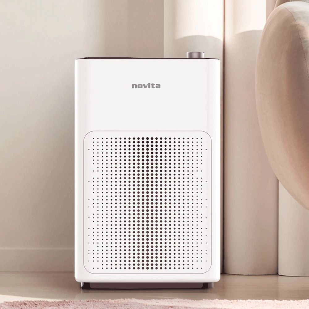 novita 4-Step Purification Technology Air Purifier (Granular Activated Carbon Filter, NAP200, White)_7