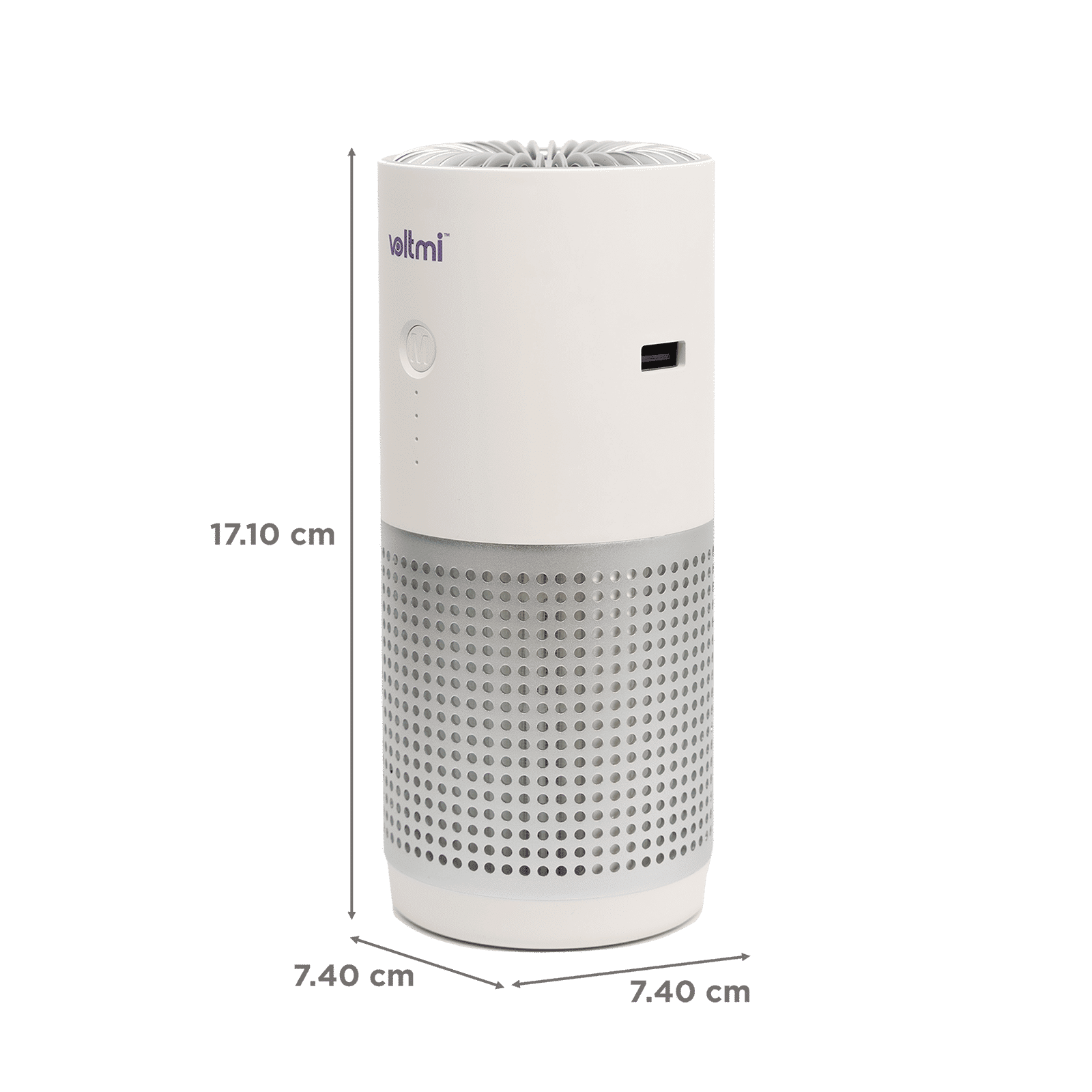 voltmi Aura Negative Ion Concentration Technology Air Purifier (3-Stage Air Filtration, PAP01, White)_3