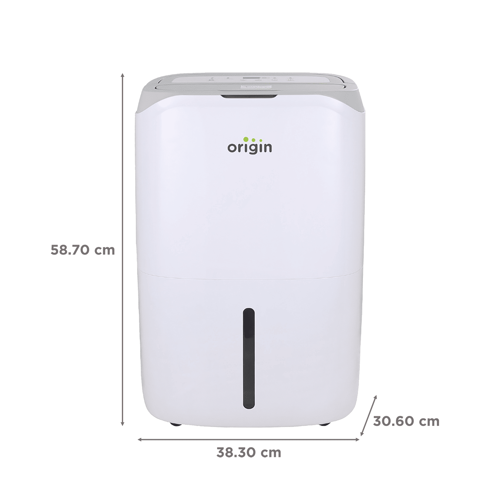 Origin O20i Wardrobe, Bedroom, Living Room, Guest Rooms, Office Cabins & Labs Dehumidifier with HEPA & Carbon Filter (Digital Display, White)_3