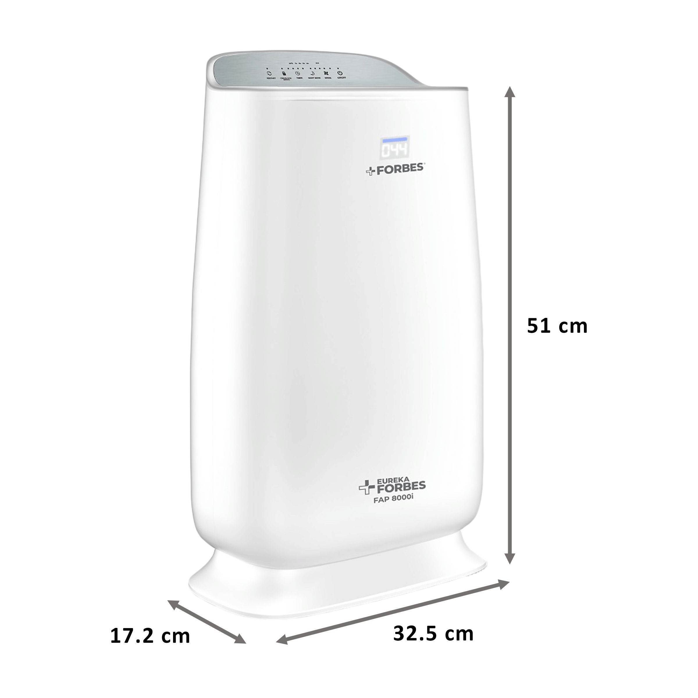 EUREKA FORBES UV-C Technology Air Purifier (Carbon Filter, FAP 8000i, White)_2