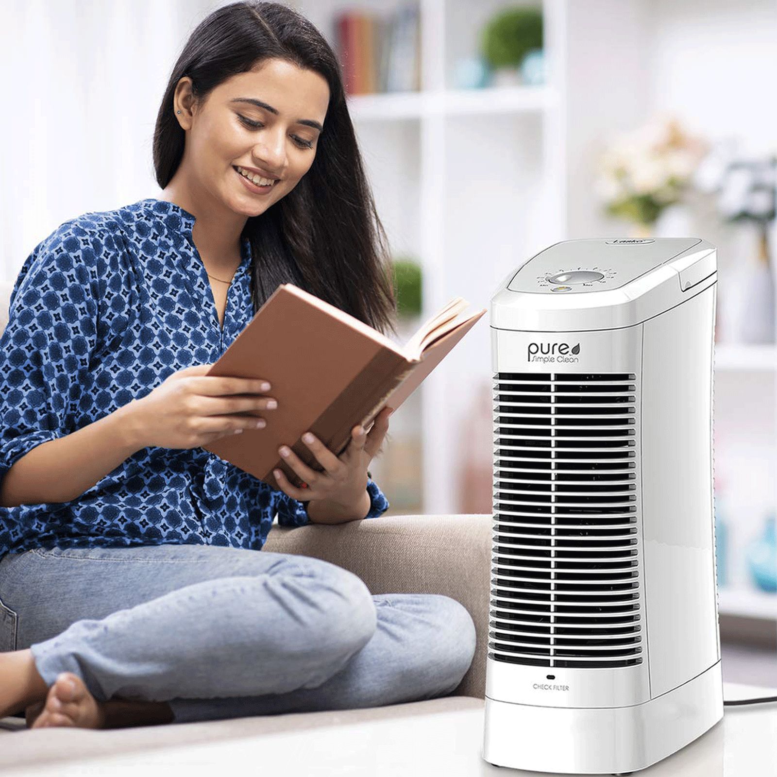 Lasko Electrostatic Quiet Fan Technology Air Purifier (Dishwasher Safe Filter, A504IN, White) Lasko Electrostatic Quiet Fan Technology Air Purifier (Dishwasher Safe Filter, A504IN, White)_8