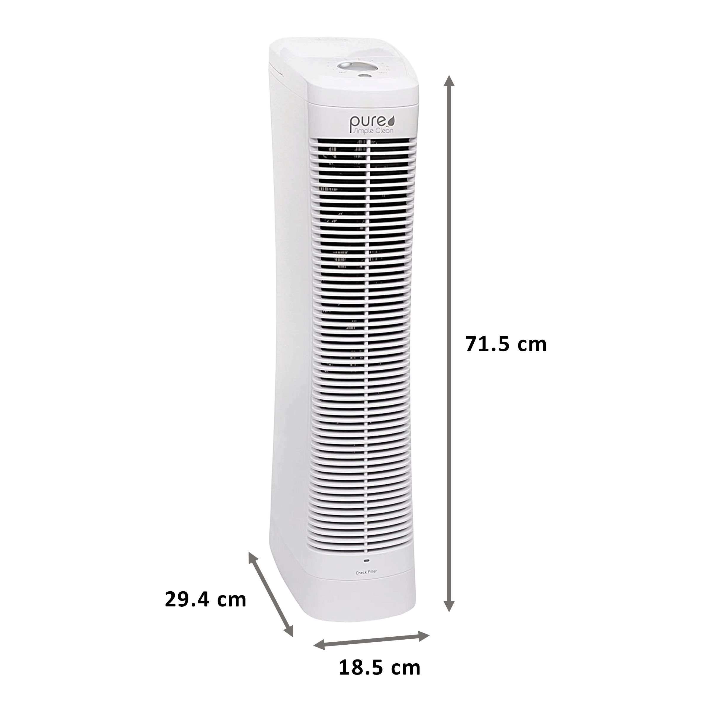 Lasko Electrostatic Zero3 Patended Technology Air Purifier (Stailess Steel Filter, A554IN, White)_2