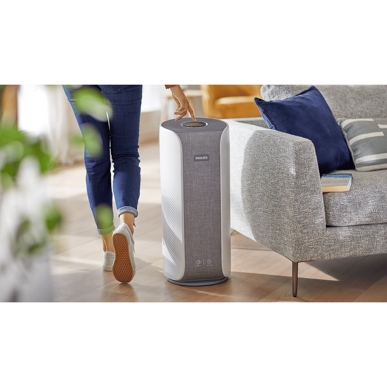 PHILIPS 4000i Aera Sense Technology Air Purifier (Smart filter indicator, AC3858/63, White/Grey)_7
