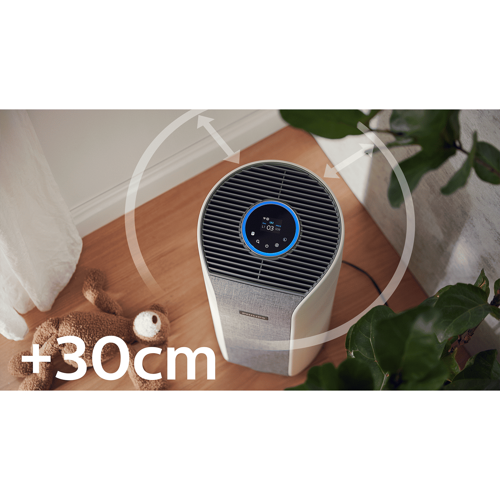 PHILIPS 4000i Aera Sense Technology Air Purifier (Smart filter indicator, AC3858/63, White/Grey)_3