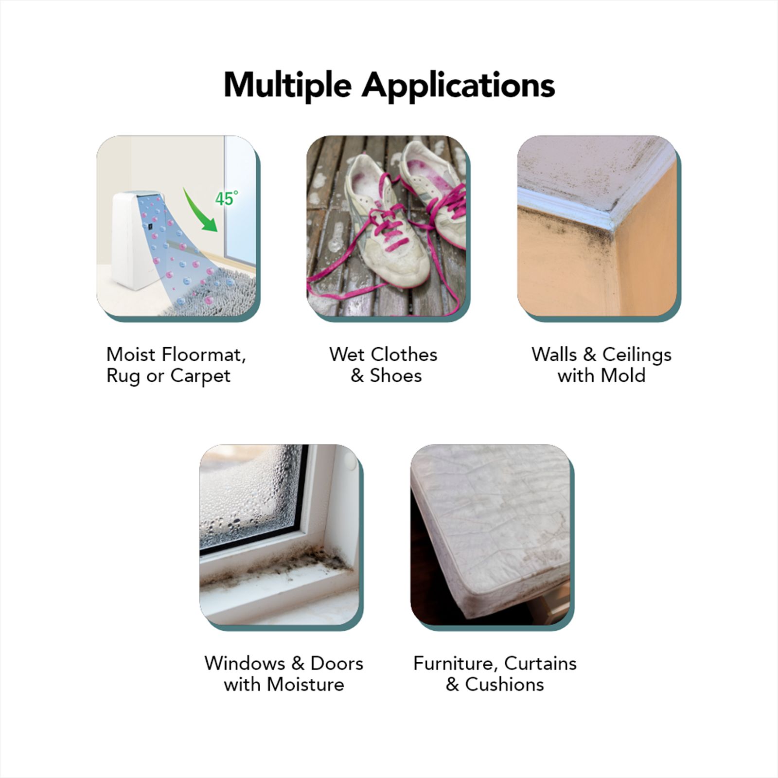 SHARP Room Air Dehumidifier with PlasmaCluster Ion Technology (Child Lock, White)_8