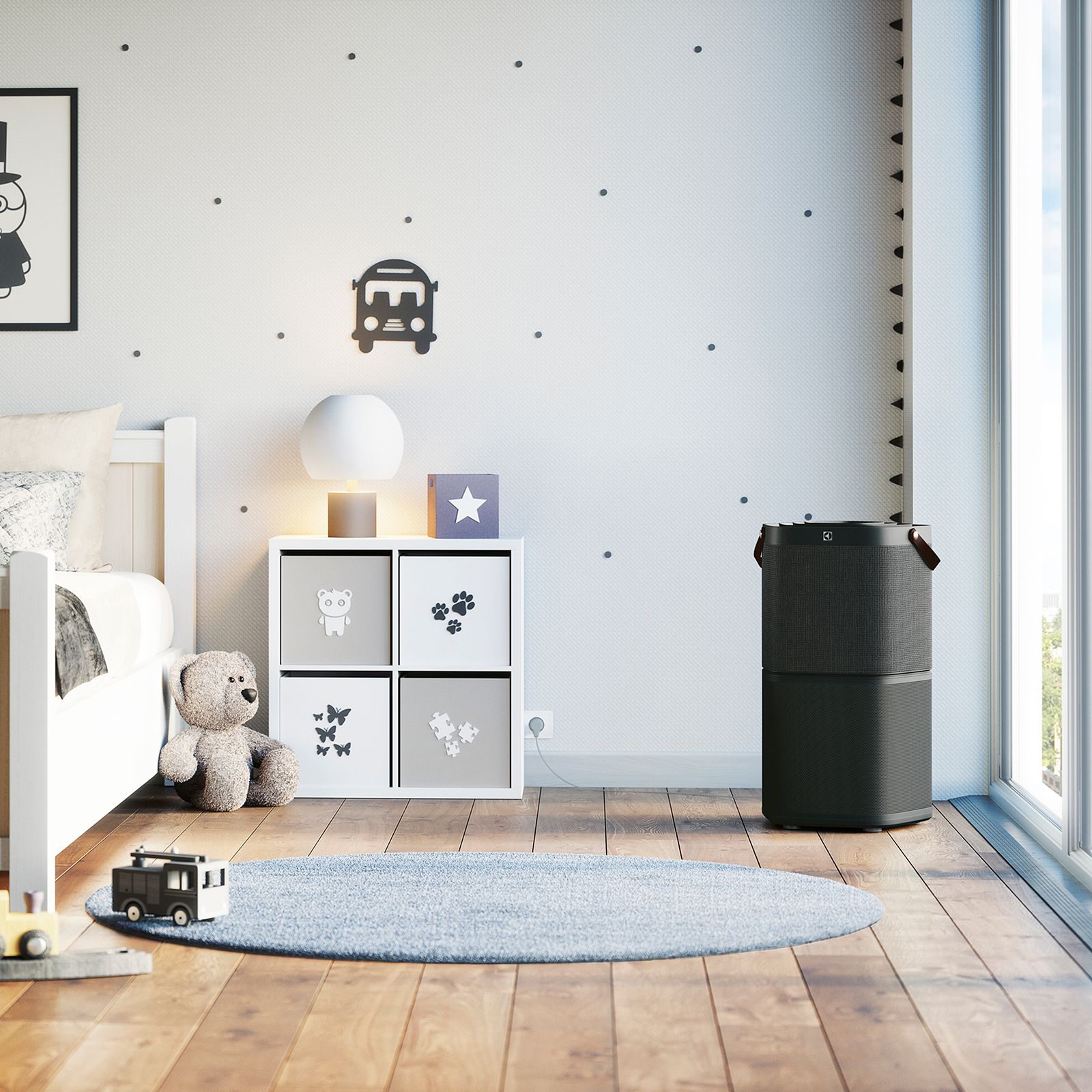 Electrolux Pure A9 PureSense Smart Air Purifier (Air Quality Indicator, PA91-406DG, Dark Grey)_6