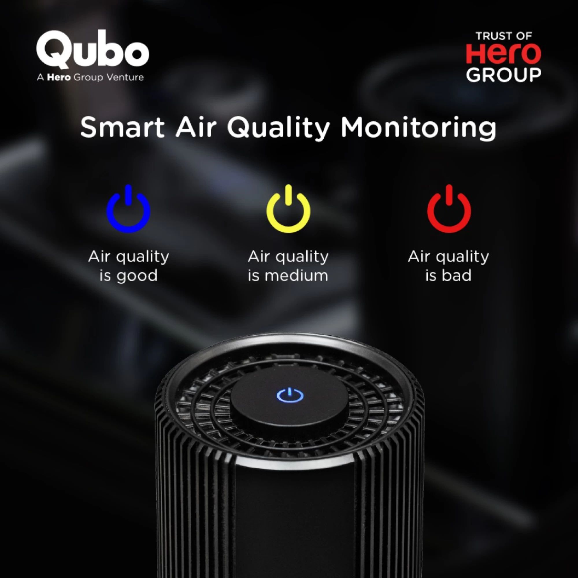Qubo Car Air Purifier with Smart Ionizer Function (3-Layer Filtration, Black) Qubo Car Air Purifier with Smart Ionizer Function (3-Layer Filtration, Black)_6