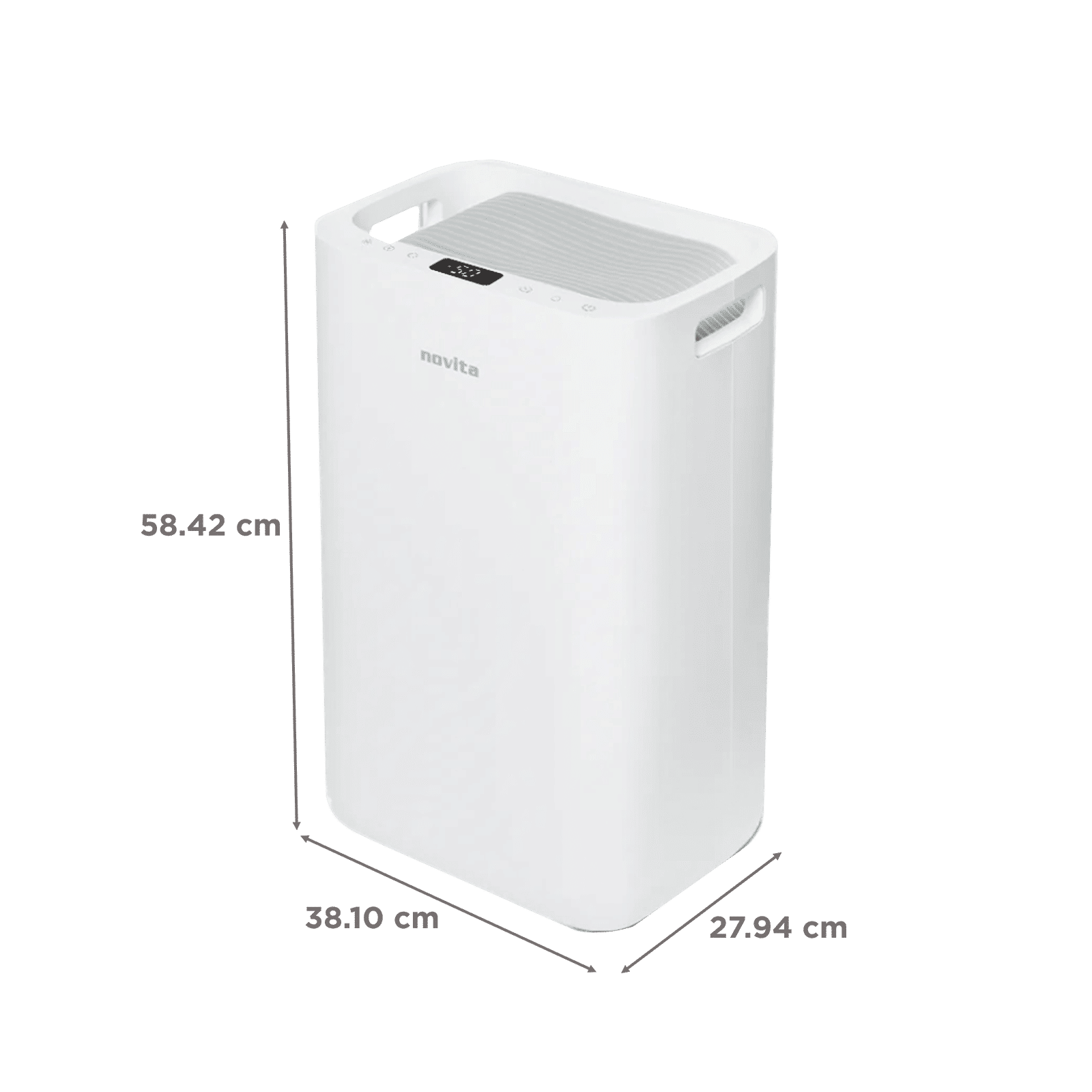 Origin Novita ND 25.5 Dehumidifier & Air Purifier with Semi-Permanent Built-in Ionizer (Digital Display, White) Origin Novita ND 25.5 Dehumidifier & Air Purifier with Semi-Permanent Built-in Ionizer (Digital Display, White)_3