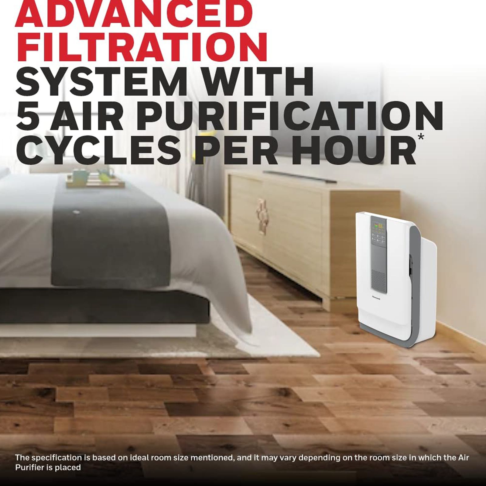 Honeywell Air Touch V4 Air Purifier with Remote Control (Advanced 5 Stage Filtration, White)_6