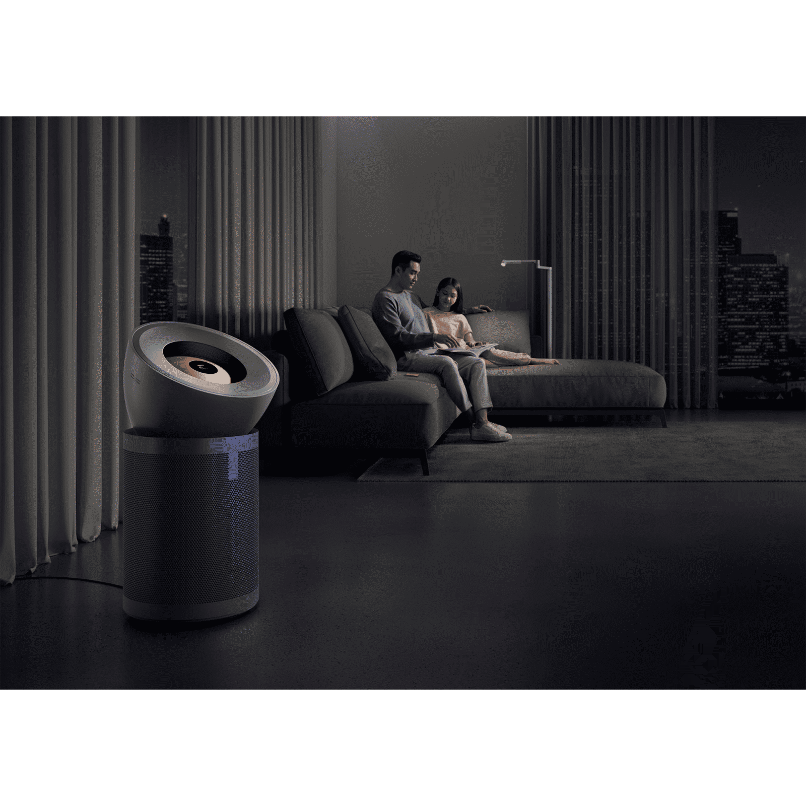dyson Big+Quiet Smart Air Purifier with Curved & Magnetised Remote Control (Vocie Assistant, White & Silver) dyson Big+Quiet Smart Air Purifier with Curved & Magnetised Remote Control (Vocie Assistant, White & Silver)_7