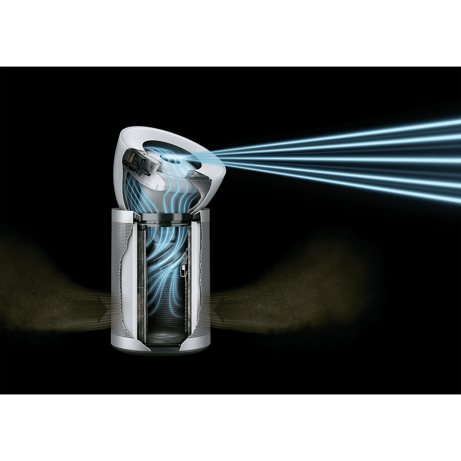 dyson Big+Quiet Smart Air Purifier with Curved & Magnetised Remote Control (Vocie Assistant, White & Silver) dyson Big+Quiet Smart Air Purifier with Curved & Magnetised Remote Control (Vocie Assistant, White & Silver)_5