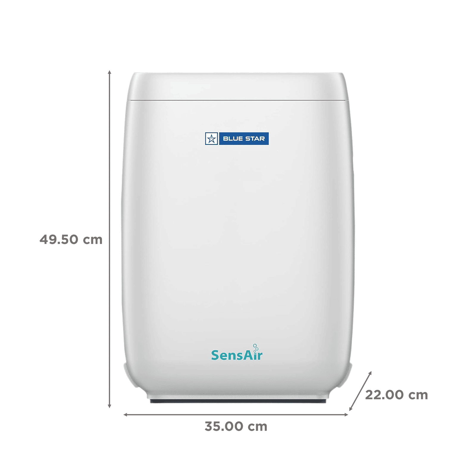 Blue Star AP420OAN Air Purifier with SensAir Technology (Filter Change Indicator, White)_3