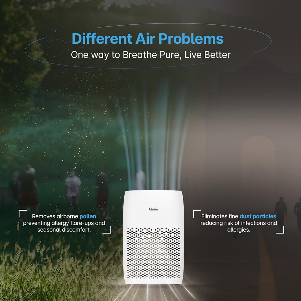 Qubo Q200 Smart Air Purifier with QSensAI Technology (Smart App and Voice Control, White) Qubo Q200 Smart Air Purifier with QSensAI Technology (Smart App and Voice Control, White)_5