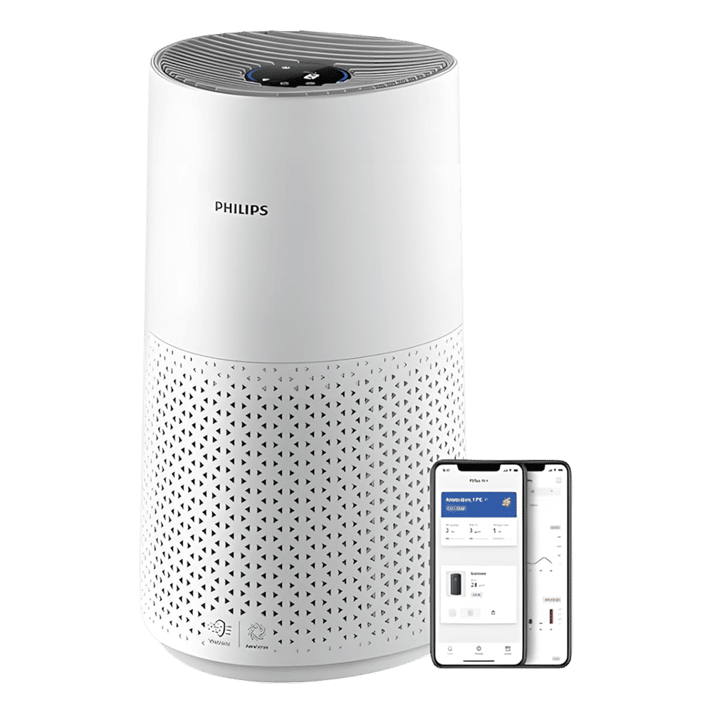 PHILIPS 1000i Series Smart Air Purifier with Alexa & Google Home Enabled (NanoProtect HEPA Technology, White)_4