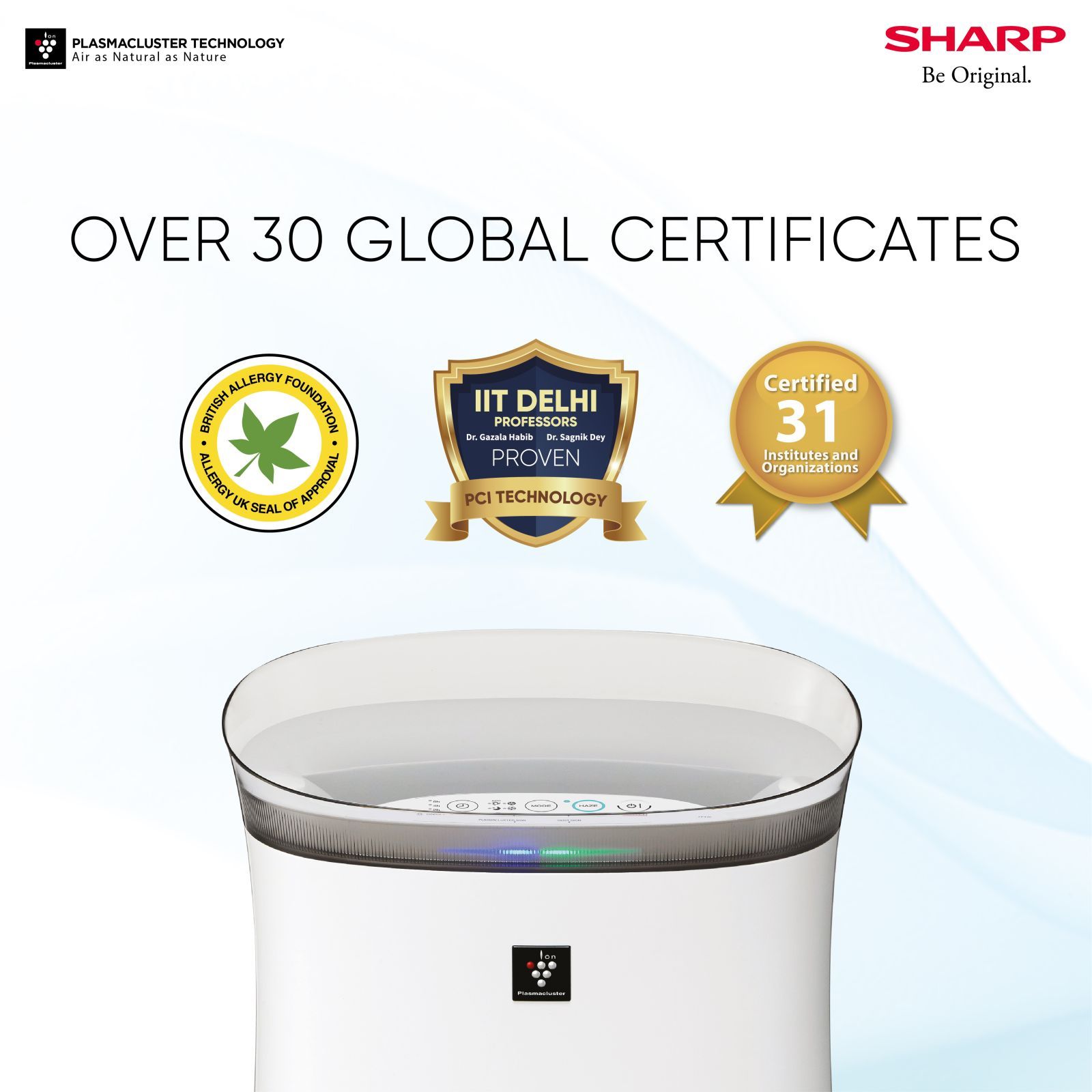 SHARP FP-F40E-W Air Purifier with Plasmacluster Ion Generator (Haze Mode, White) SHARP FP-F40E-W Air Purifier with Plasmacluster Ion Generator (Haze Mode, White)_6