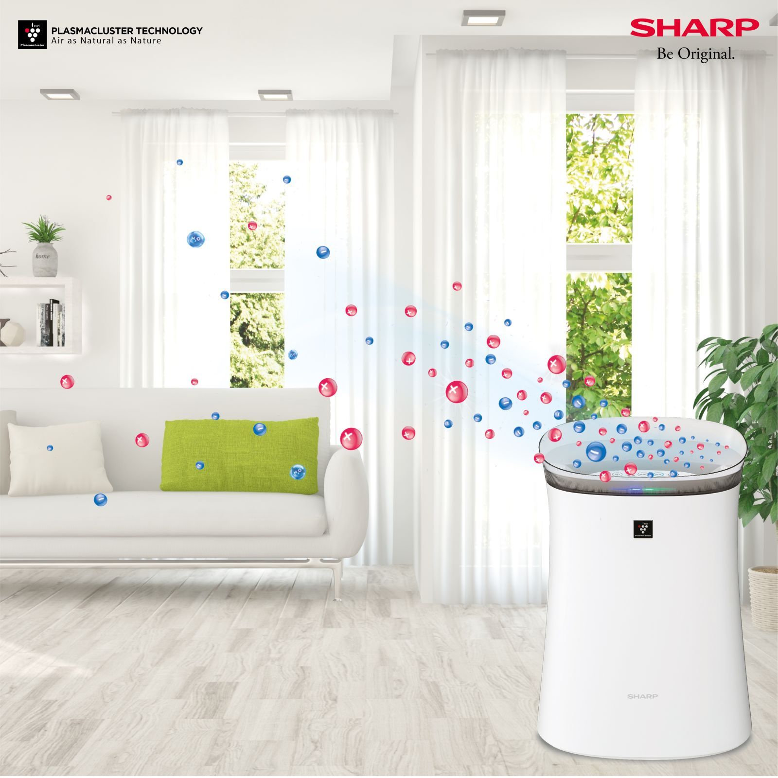 SHARP FP-F40E-W Air Purifier with Plasmacluster Ion Generator (Haze Mode, White) SHARP FP-F40E-W Air Purifier with Plasmacluster Ion Generator (Haze Mode, White)_11