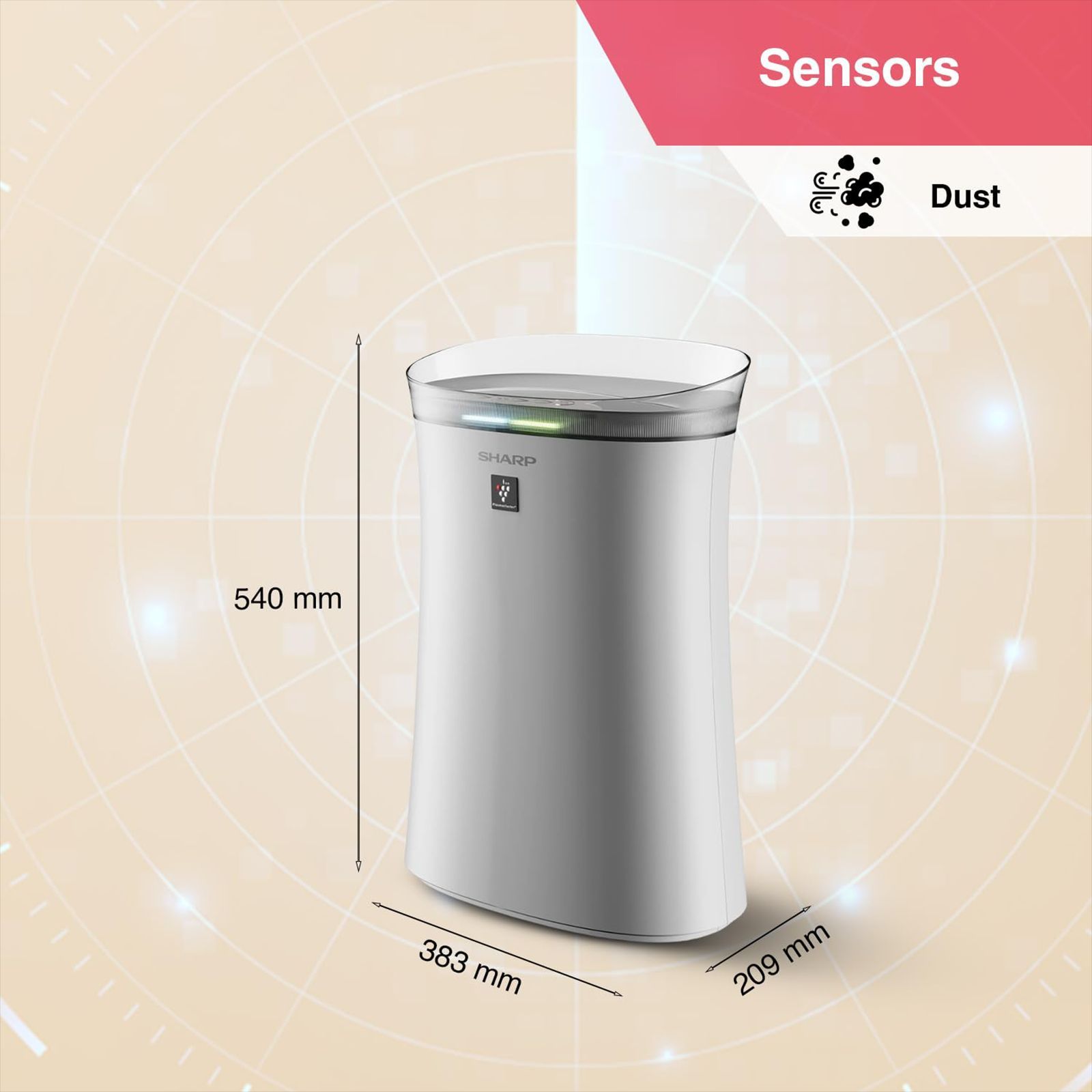 SHARP FP-F40E-W Air Purifier with Plasmacluster Ion Generator (Haze Mode, White) SHARP FP-F40E-W Air Purifier with Plasmacluster Ion Generator (Haze Mode, White)_13