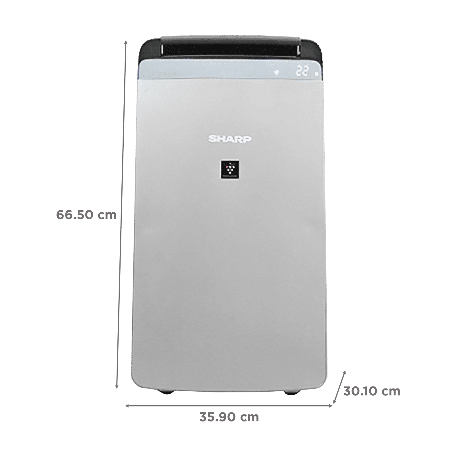 SHARP DW-J27FM-S Dehumidifier & Air Purifier with Plasmacluster Technology (PM 2.5 Indicator, Silver) SHARP DW-J27FM-S Dehumidifier & Air Purifier with Plasmacluster Technology (PM 2.5 Indicator, Silver)_3