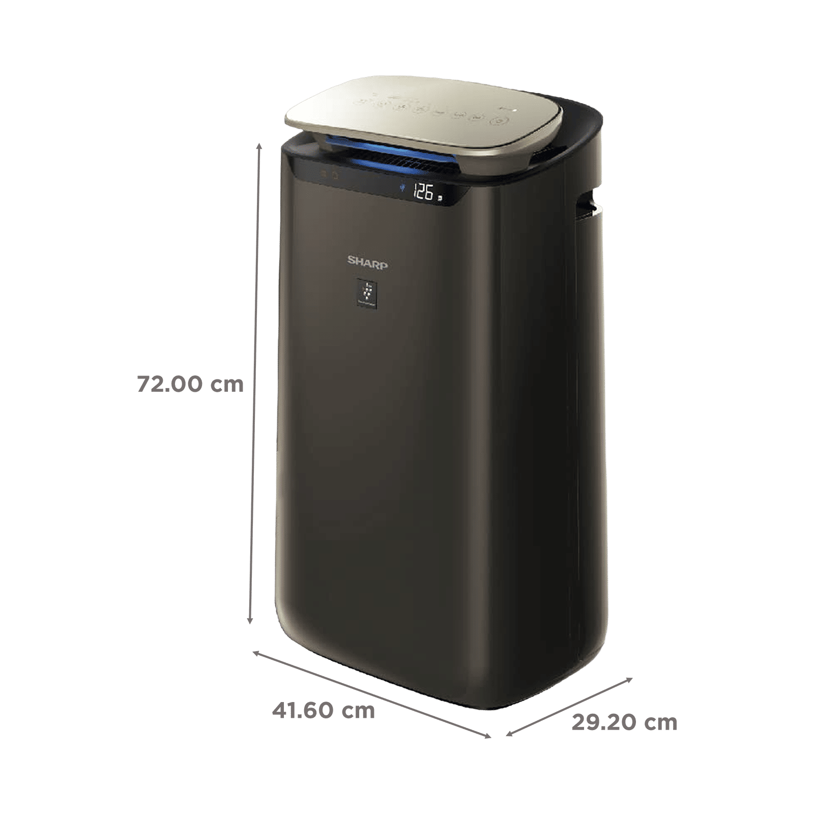 SHARP FX-J80M-H Smart Air Purifier with AIoT Support (Plasmacluster lon Technology, Black)_3