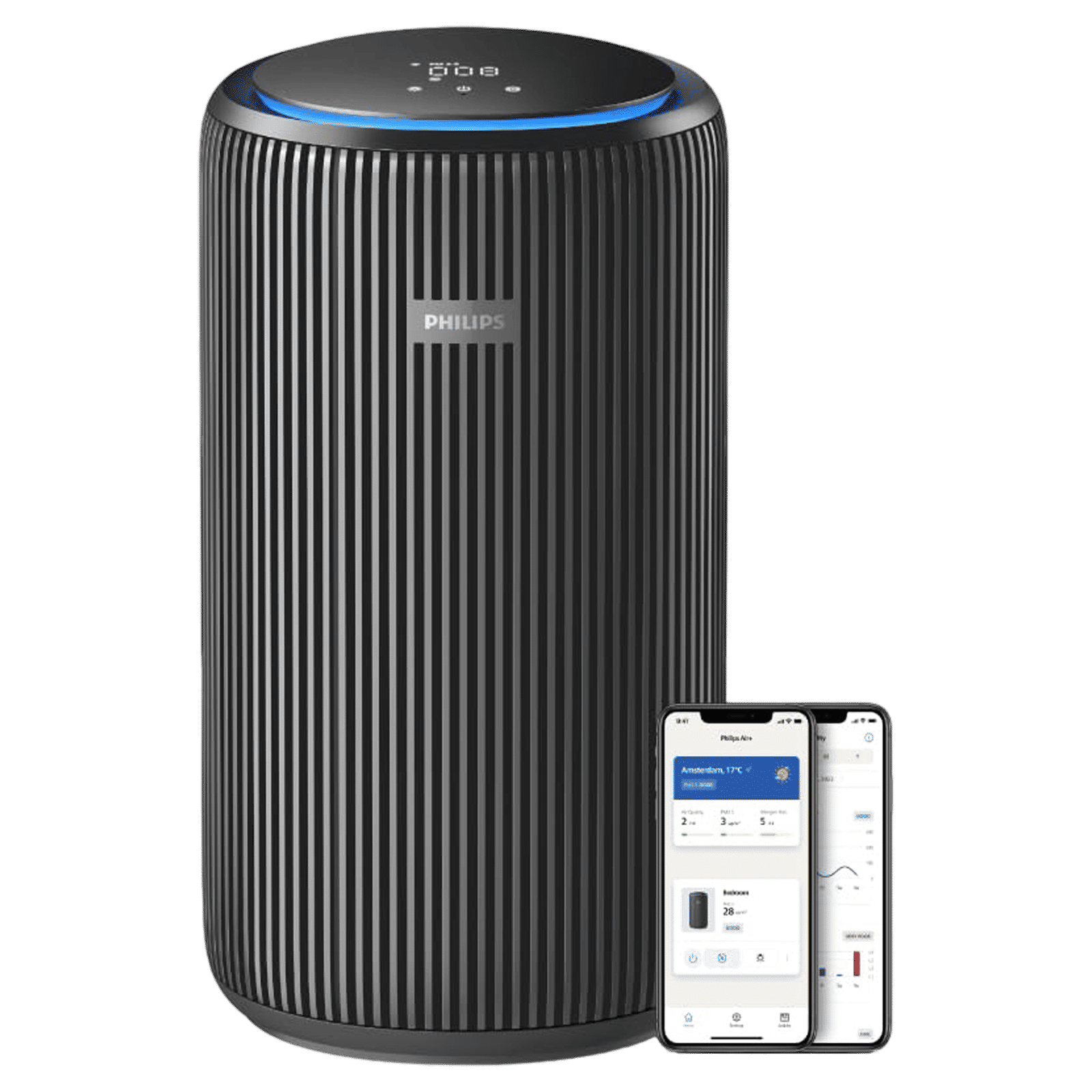 PHILIPS 4200 Series Smart Air Purifier with Remote Scheduling (App Control with Wi-Fi, Metallic Black)_1