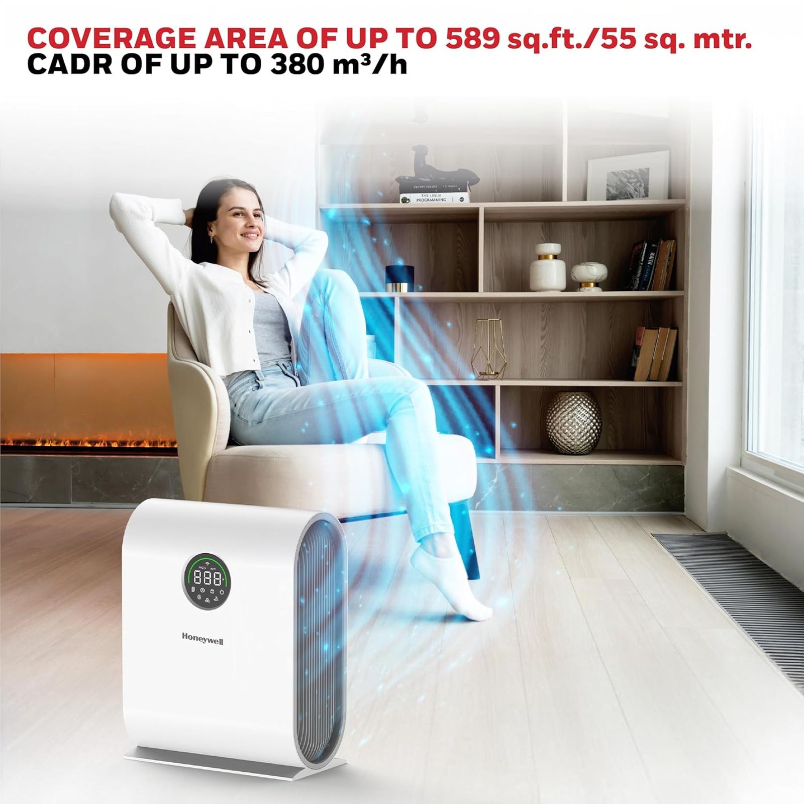 Honeywell Air Touch V5 Smart Air Purifier with Alexa Enabled (Advanced 4 Stage Filtration, White)_7