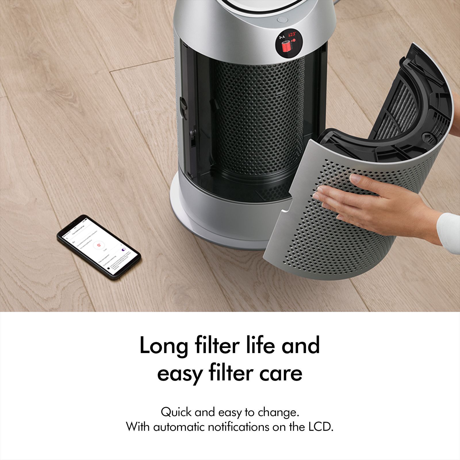 dyson Hot and Cool HP11 Air Purifier with Remote Control (White & Silver) dyson Hot and Cool HP11 Air Purifier with Remote Control (White & Silver)_9