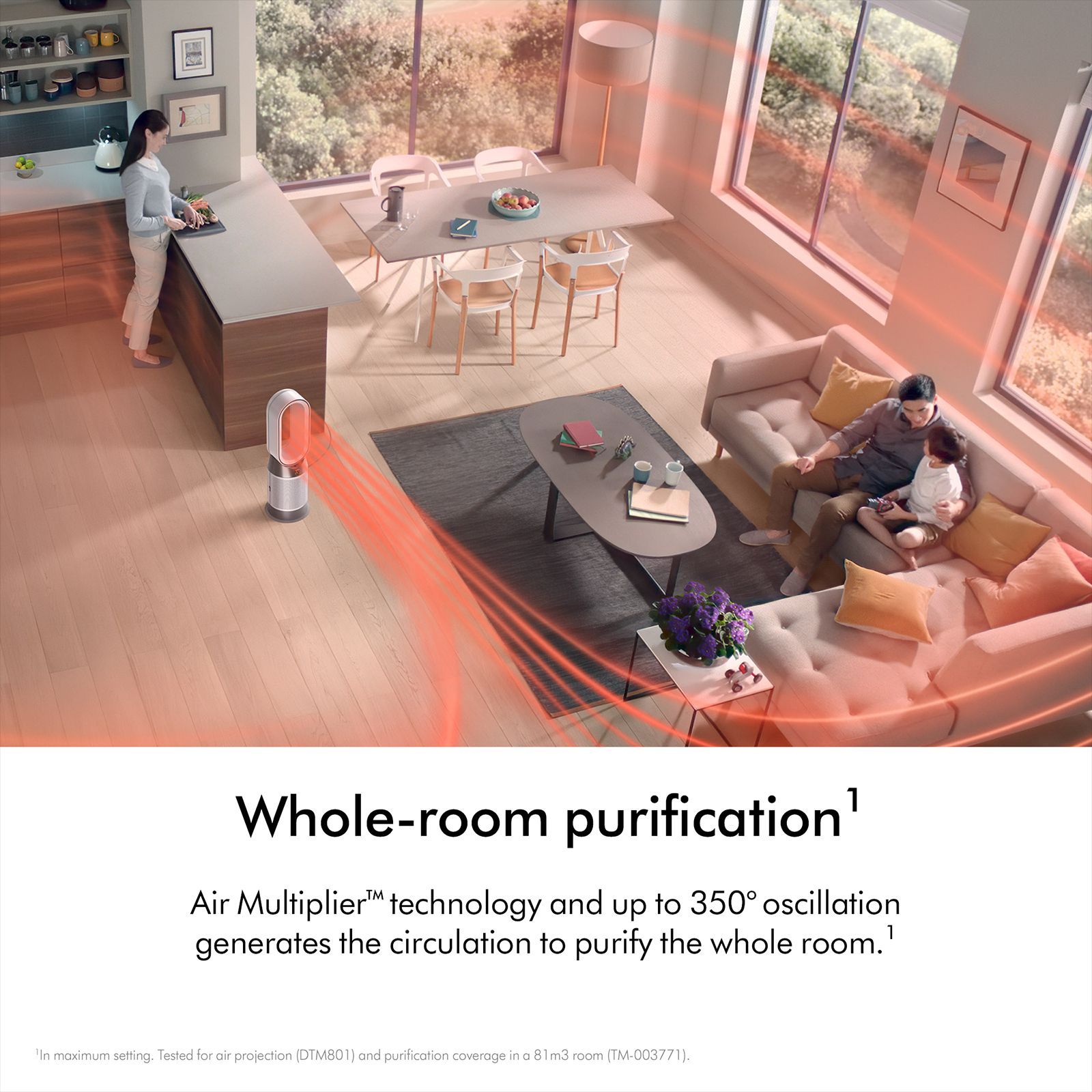 dyson Hot and Cool HP11 Air Purifier with Remote Control (White & Silver) dyson Hot and Cool HP11 Air Purifier with Remote Control (White & Silver)_4