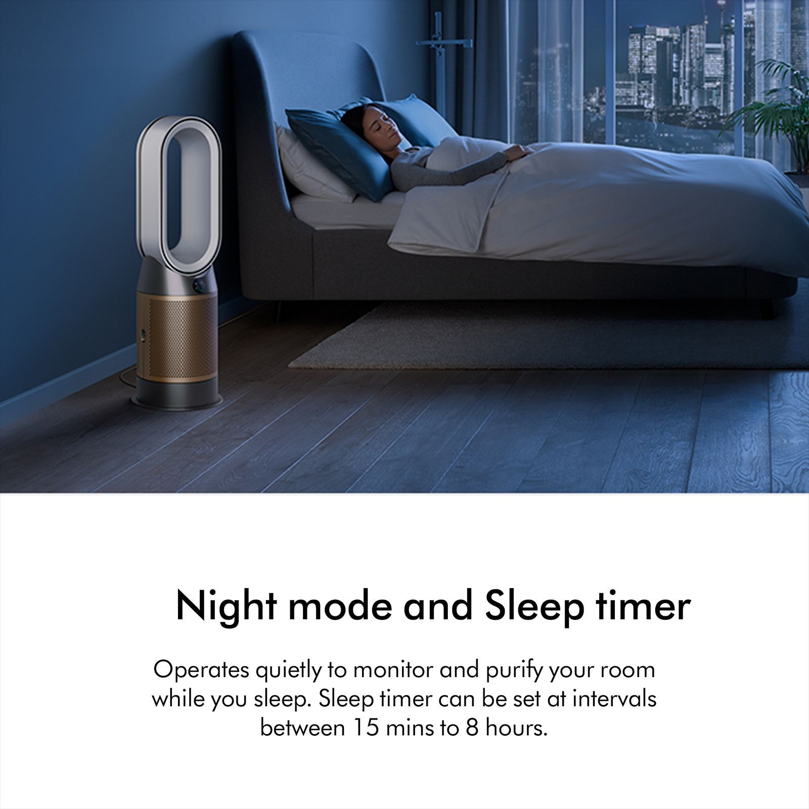 dyson Hot and Cool HP12 Air Purifier with Remote Control (Allergy Friendly, White & Gold)_13