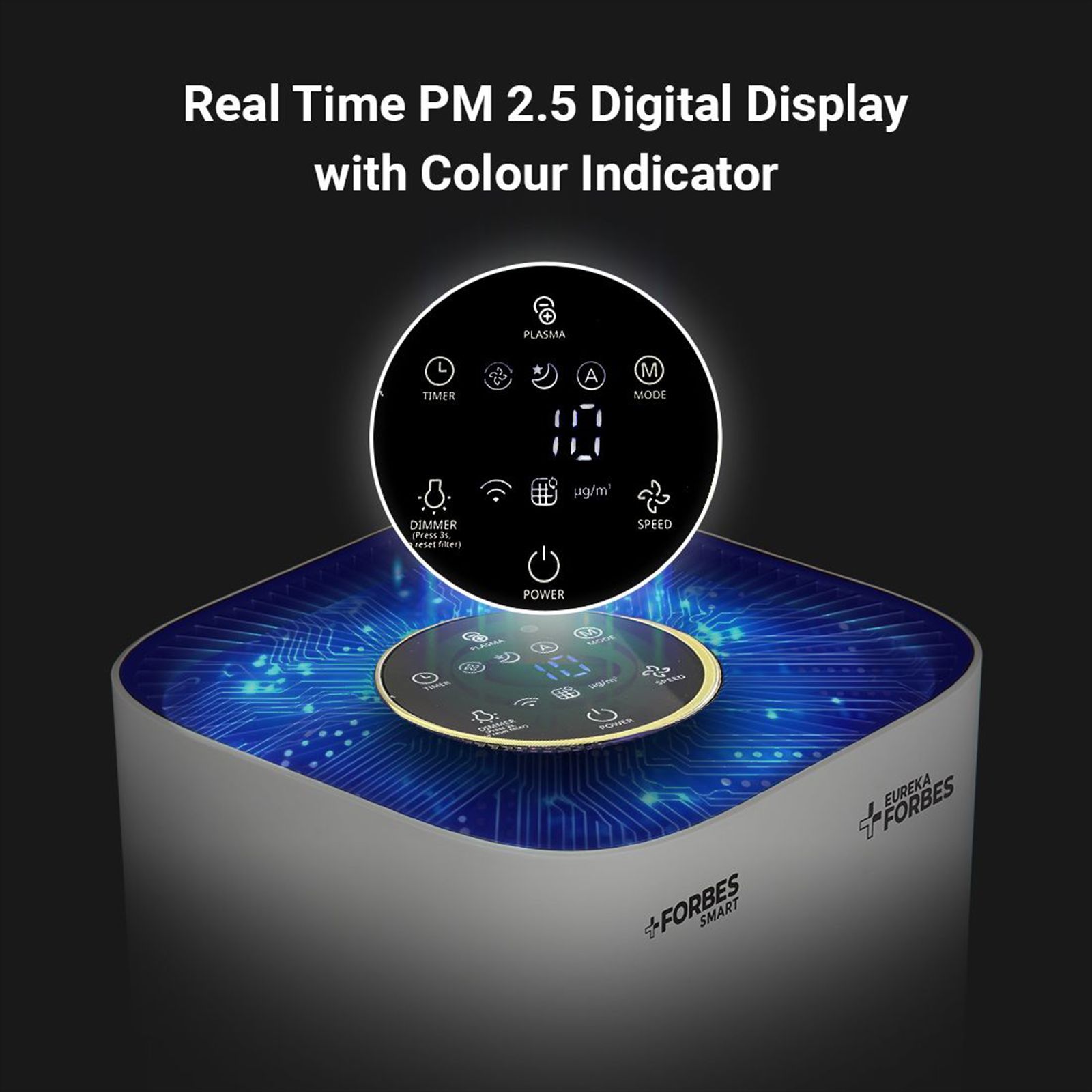 EUREKA FORBES Smart 355 Air Purifier with Surround 360 Degree Air Intake Technology (4-Stage Advanced Air Filtration, White) EUREKA FORBES Smart 355 Air Purifier with Surround 360 Degree Air Intake Technology (4-Stage Advanced Air Filtration, White)_4