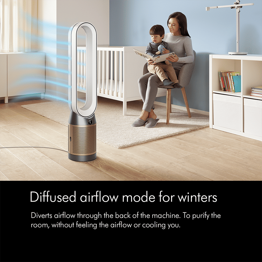 dyson Cool TP12 Air Purifier with Remote Control (Diffused Mode Purifies without Cooling, White & Gold) dyson Cool TP12 Air Purifier with Remote Control (Diffused Mode Purifies without Cooling, White & Gold)_8