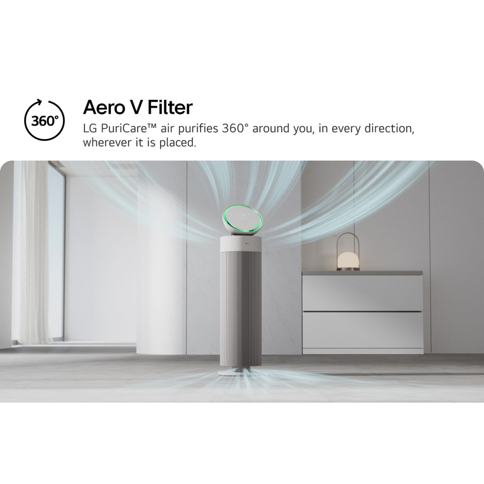 LG PuriCare Smart Air Purifier with Dual Airflow (BLDC Motor, Essence White)_7