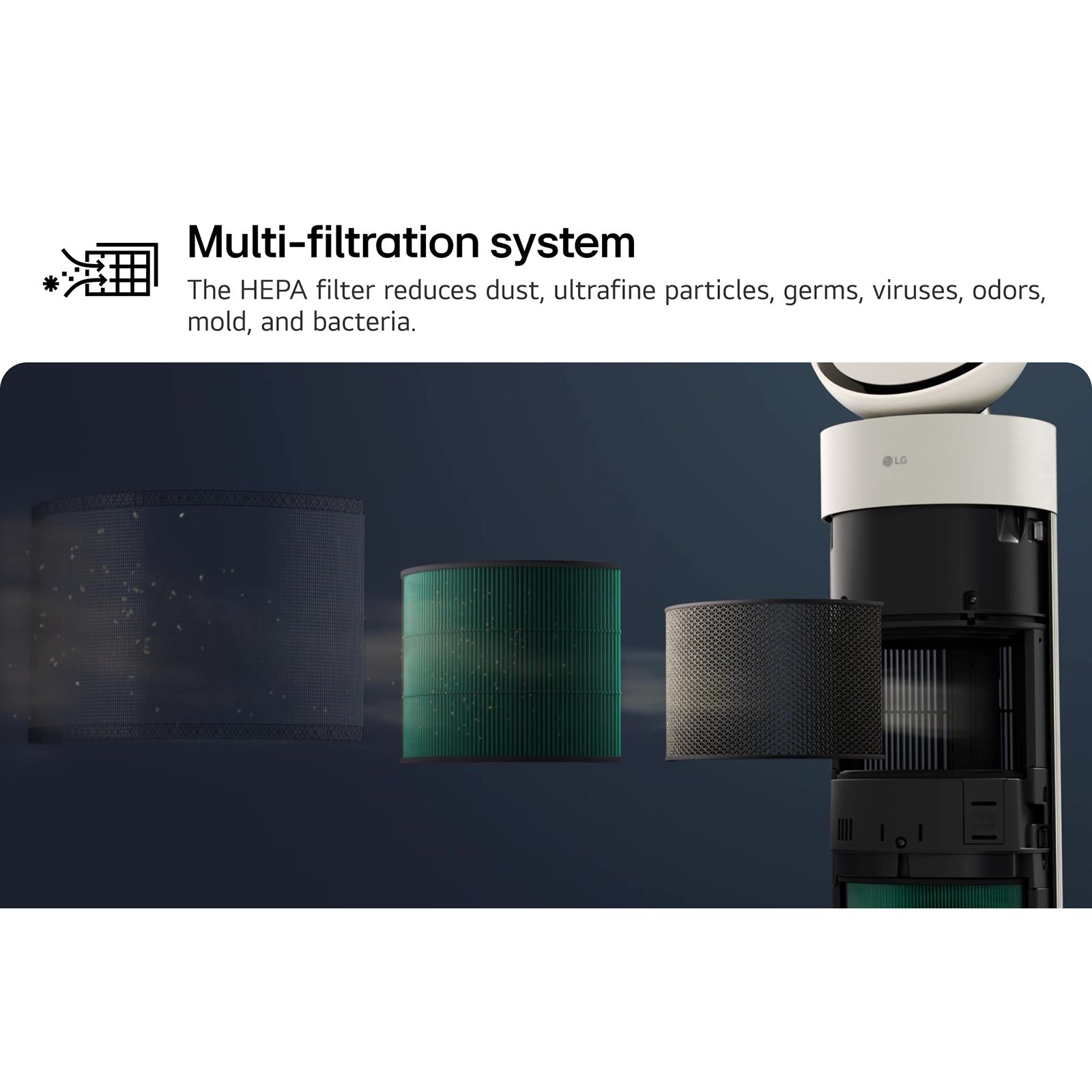 LG PuriCare Smart Air Purifier with Dual Airflow (BLDC Motor, Essence White)_10