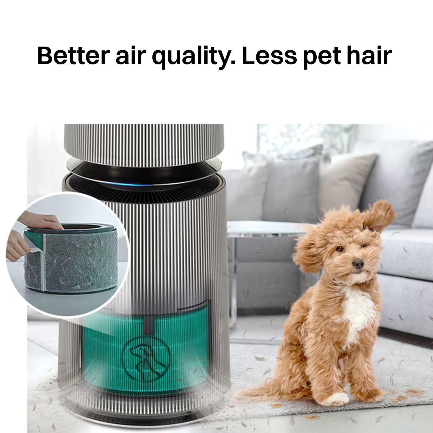 LG PuriCareTM Smart Air Purifier with 360° Air Purification (BLDC Motor, Nature Beige)_13