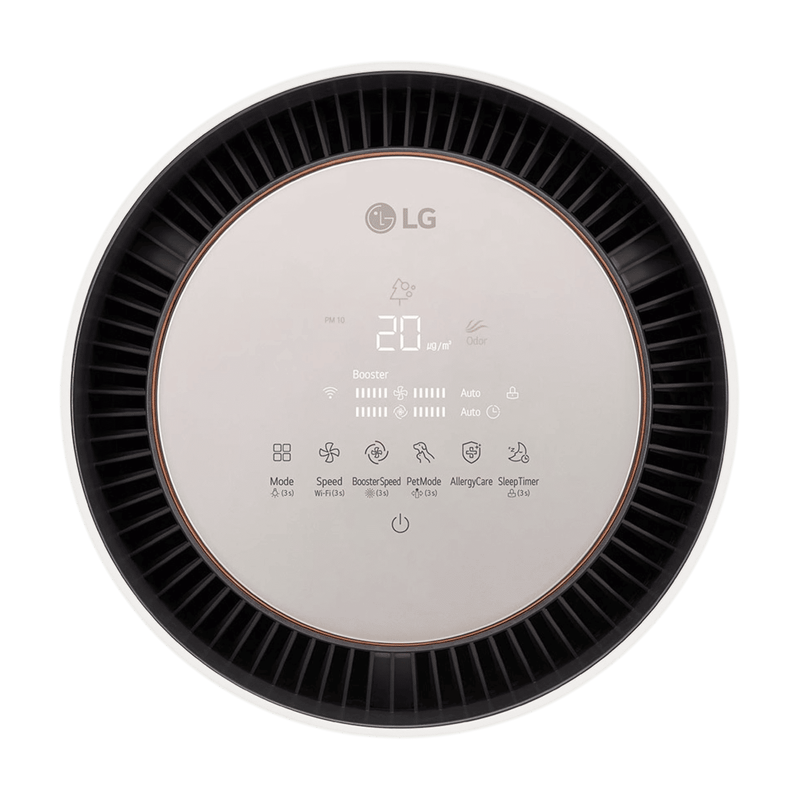 LG PuriCareTM Smart Air Purifier with 360° Air Purification (BLDC Motor, Nature Beige) LG PuriCareTM Smart Air Purifier with 360° Air Purification (BLDC Motor, Nature Beige)_10