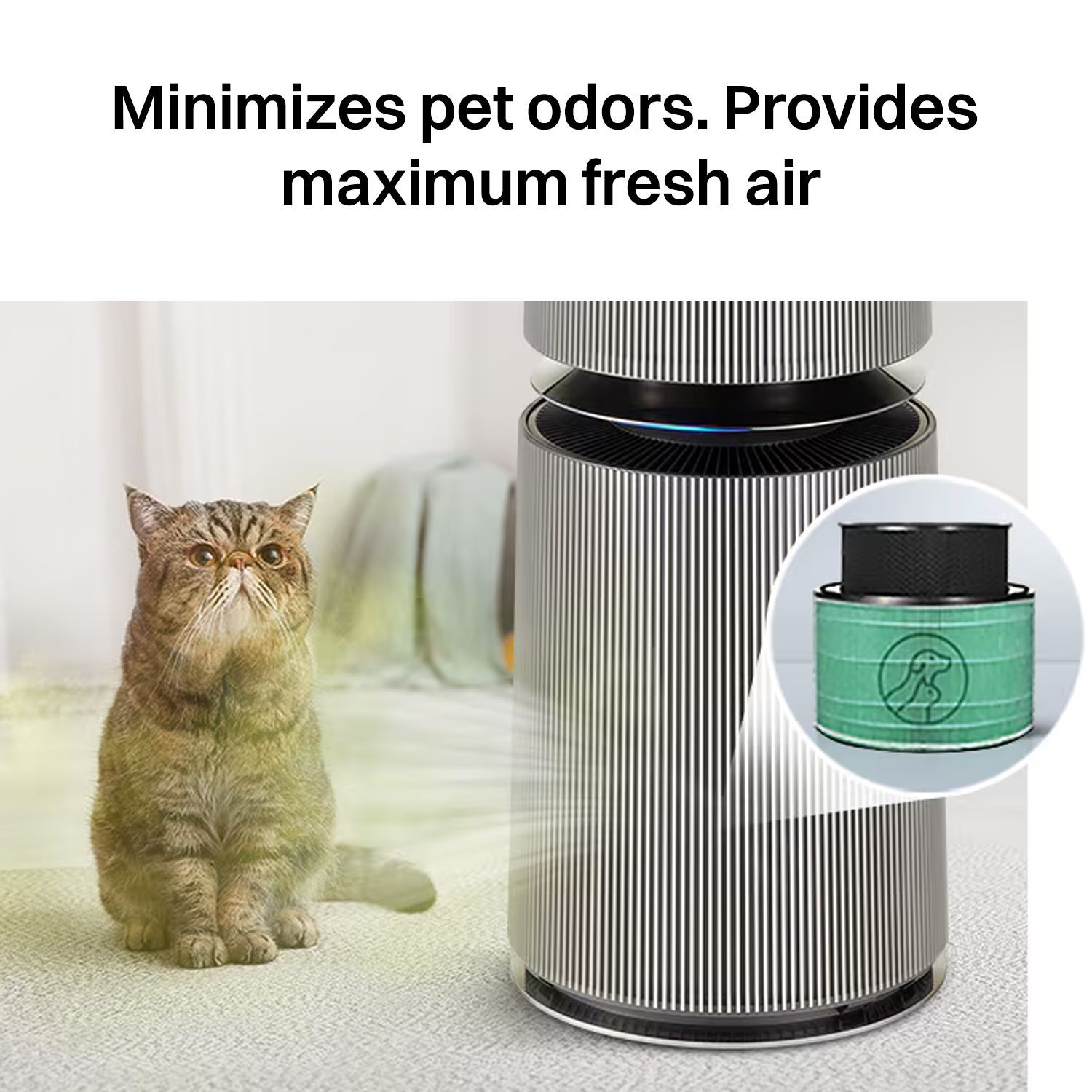 LG PuriCareTM Smart Air Purifier with 360° Air Purification (BLDC Motor, Nature Beige)_14