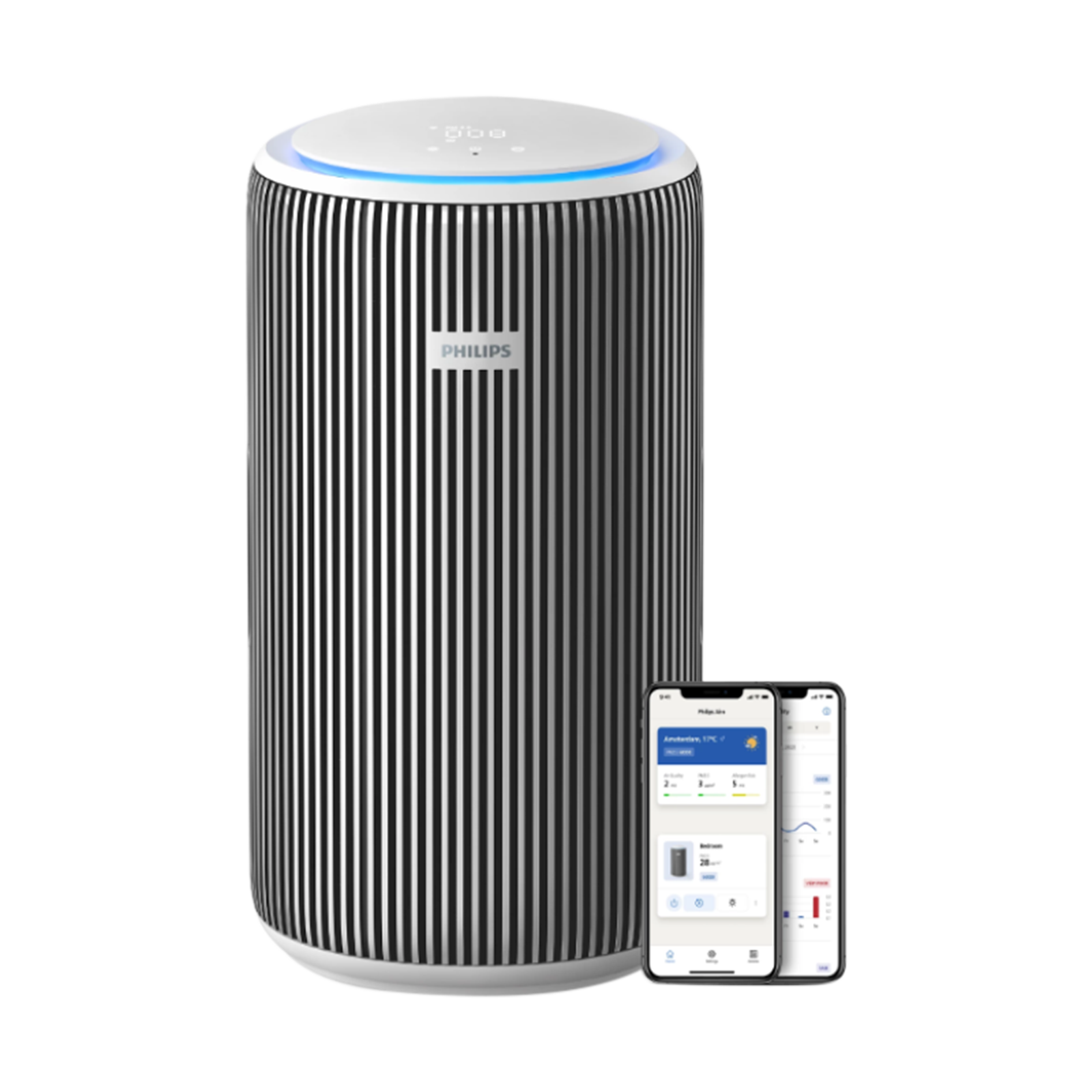 Philips PureProtect 3200 Series Smart Air Purifier with Ambient Night Light (Powerful Filtration, Silver & Arctic White) Philips PureProtect 3200 Series Smart Air Purifier with Ambient Night Light (Powerful Filtration, Silver & Arctic White)_1
