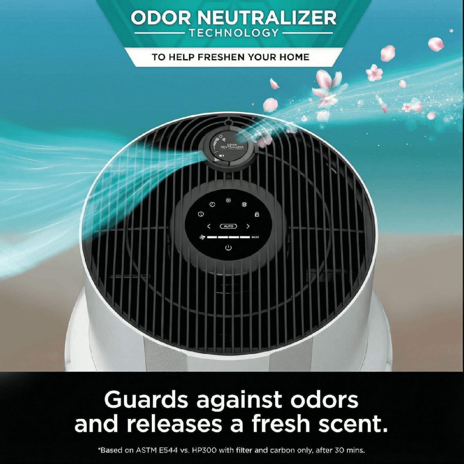Shark HP300 Air Purifier with 4 Layers of Powerful Filtration (Adjustable Scent Levels, White)_4
