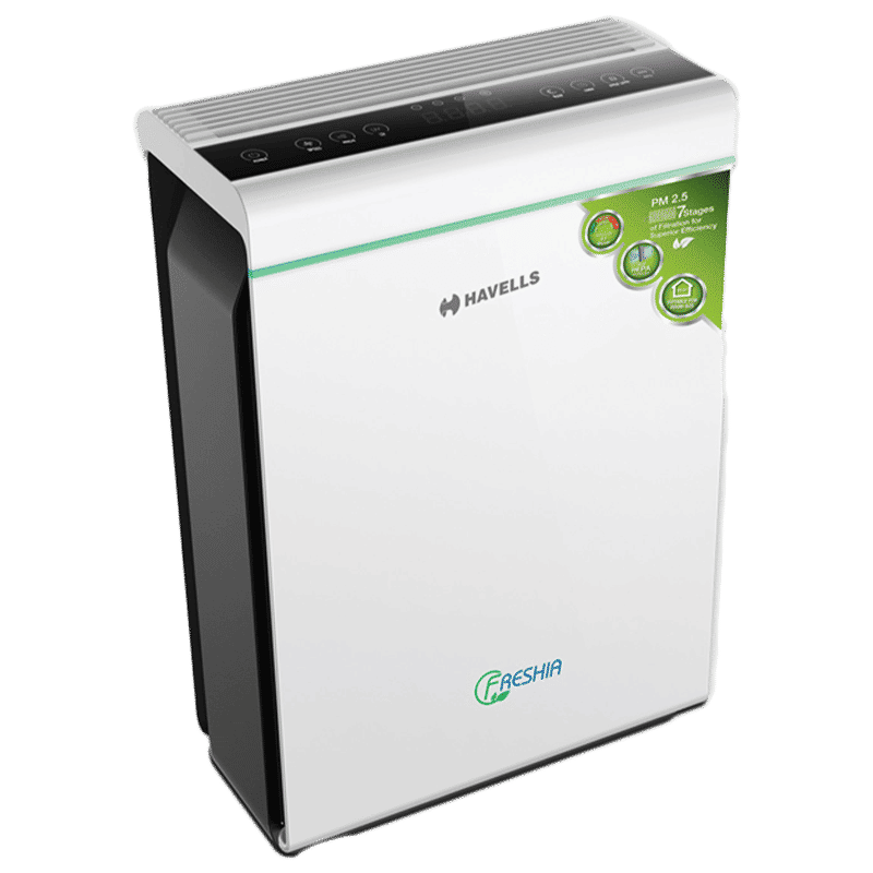 HAVELLS Freshia AP-46 HEPA + Activated Carbon Filter Air Purifier (White) HAVELLS Freshia AP-46 HEPA + Activated Carbon Filter Air Purifier (White)_7
