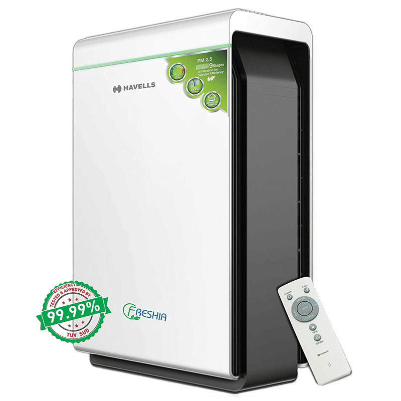 HAVELLS Freshia AP-46 HEPA + Activated Carbon Filter Air Purifier (White) HAVELLS Freshia AP-46 HEPA + Activated Carbon Filter Air Purifier (White)_6