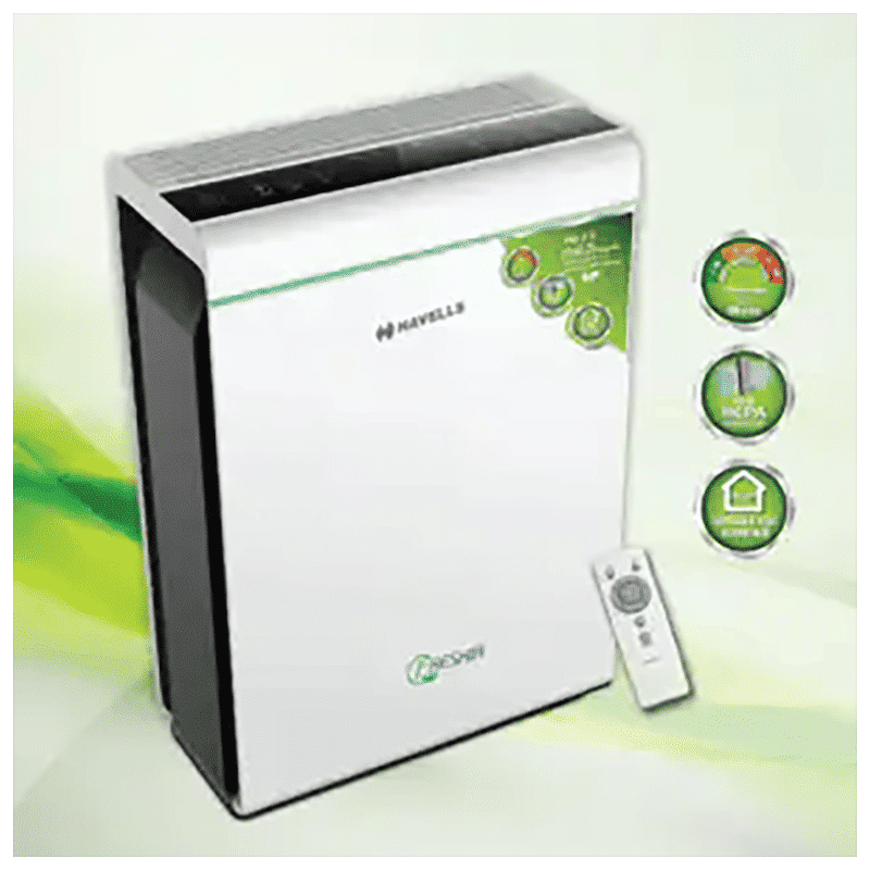 HAVELLS Freshia AP-46 HEPA + Activated Carbon Filter Air Purifier (White) HAVELLS Freshia AP-46 HEPA + Activated Carbon Filter Air Purifier (White)_3