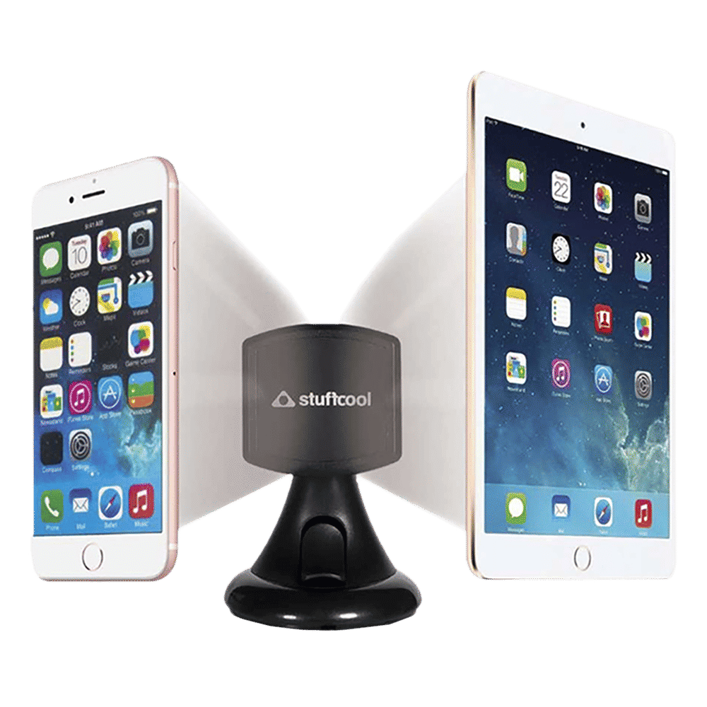 stuffcool Mag Hold Car Mount for Mobile (Cradle Free Design, Black)_11