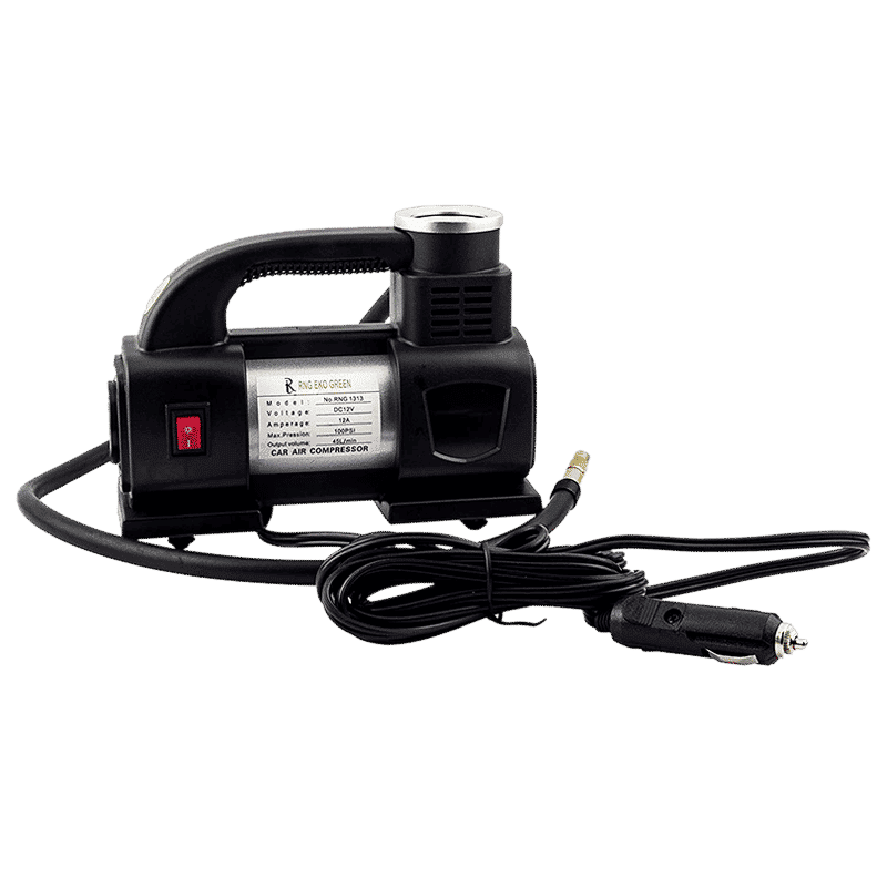 RNG EKO GREEN Heavy Duty Supersonic High Speed Tyre Inflator for Car/Bike with LED (RNG 1313, Black)_6