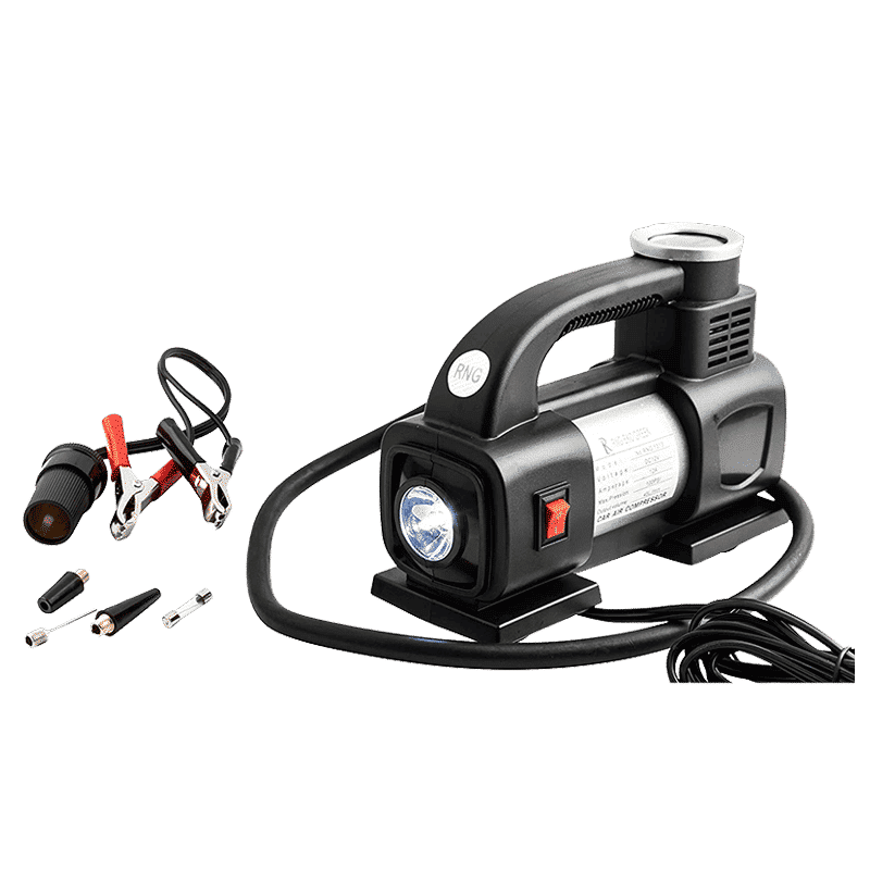 RNG EKO GREEN Heavy Duty Supersonic High Speed Tyre Inflator for Car/Bike with LED (RNG 1313, Black)_7