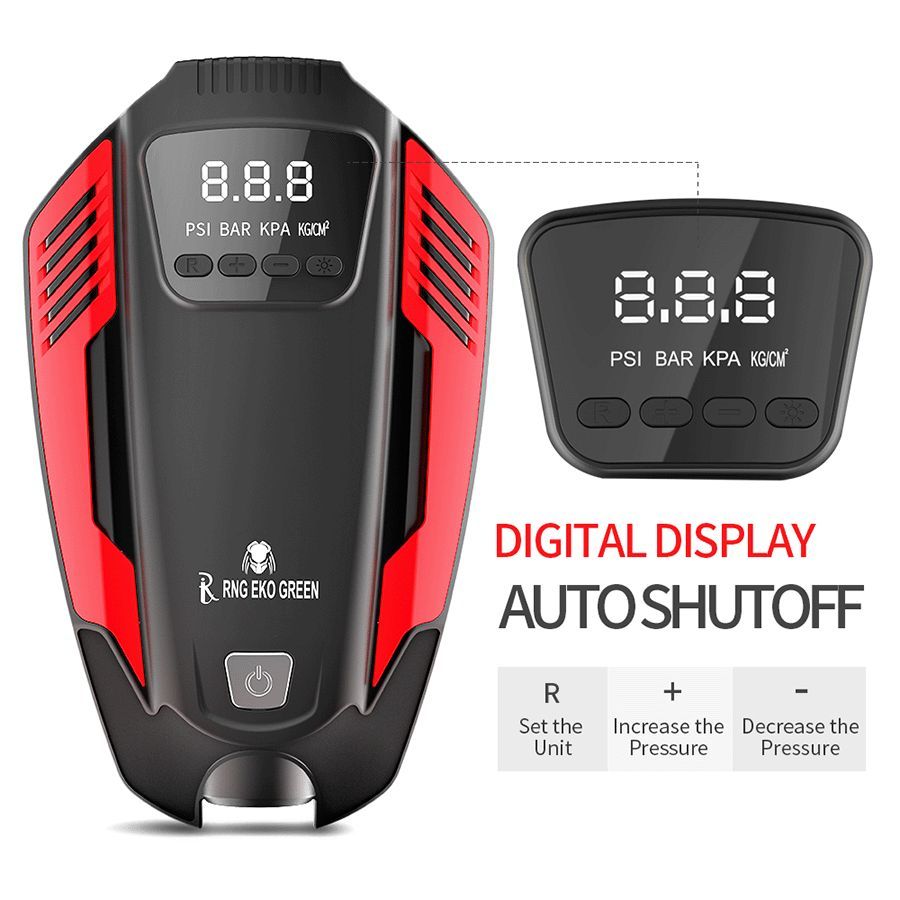 RNG EKO GREEN Green Digital 1205 Car Air Compressor (RNG-AIR-007, Black)_3