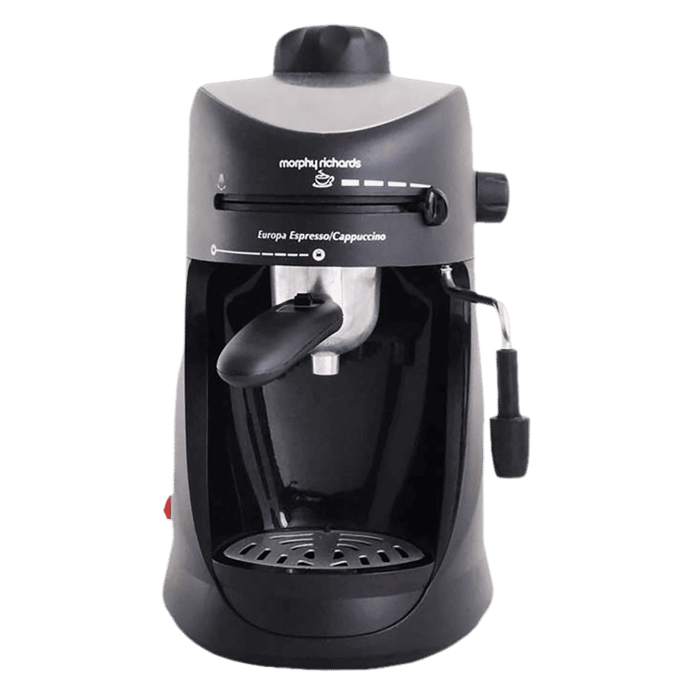 morphy richards Europa 800 Watt 4 Cups Automatic Cappuccino Coffee Maker with Stainless Steel Filter (Black)_1