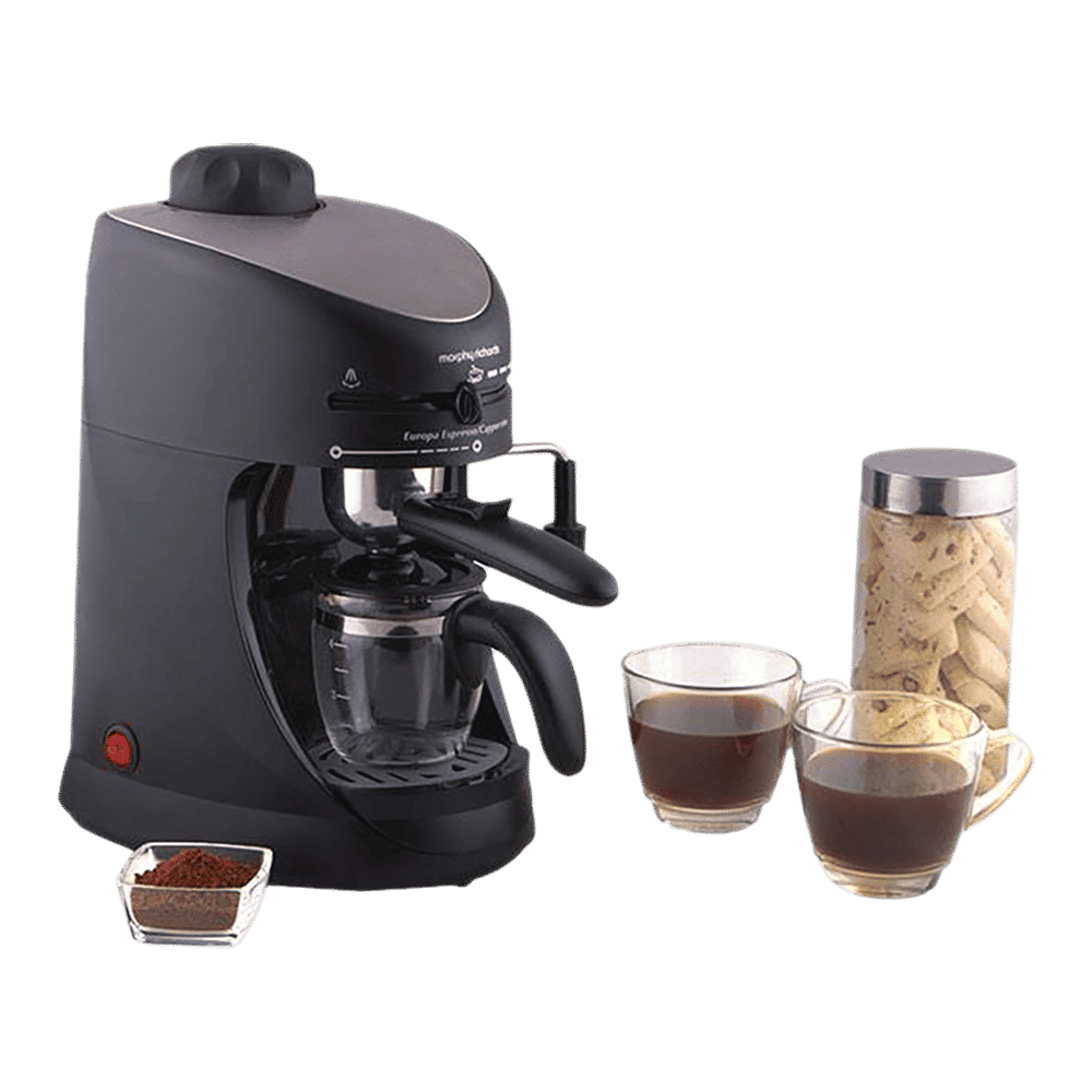morphy richards Europa 800 Watt 4 Cups Automatic Cappuccino Coffee Maker with Stainless Steel Filter (Black)_12