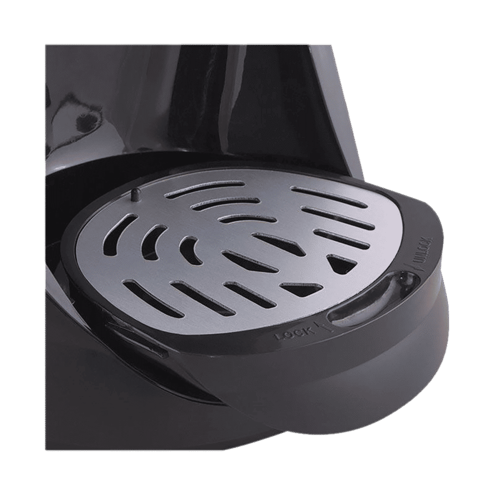 morphy richards Europa 800 Watt 4 Cups Automatic Cappuccino Coffee Maker with Stainless Steel Filter (Black)_8