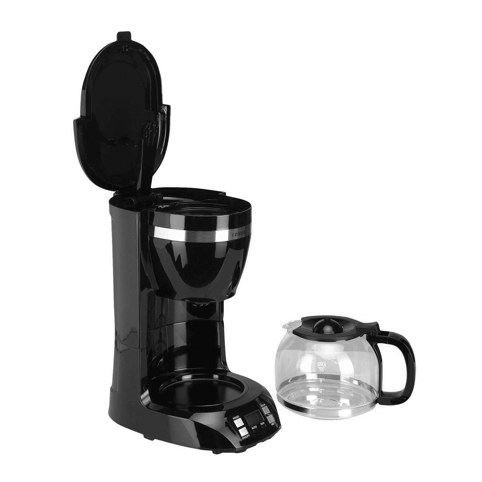 Croma 900 Watt 10 Cups Manual Espresso Coffee Maker with Keep Warm Function (Black) Croma 900 Watt 10 Cups Manual Espresso Coffee Maker with Keep Warm Function (Black)_8